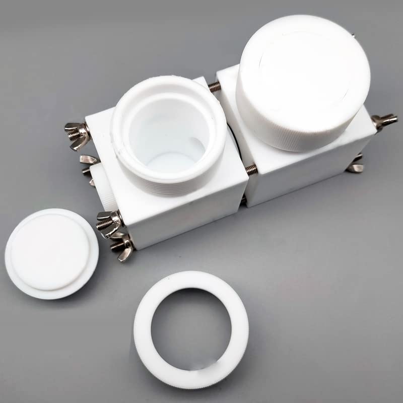 H-Type Exchangeable Membrane ion-Exchange Membrane polytetrafluoroethylene Anti-Corrosion Sealed electrolytic Cell (500ml-500ml)