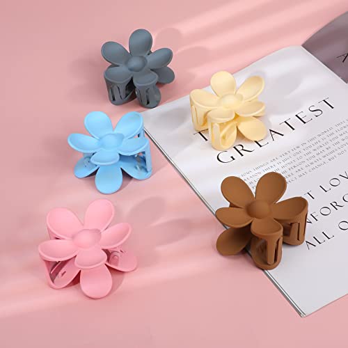 Minxian Hair Claw Clips, Matte Flower Hair Clips, For Women And Girls 20Pcs 20 Color. #TOP3