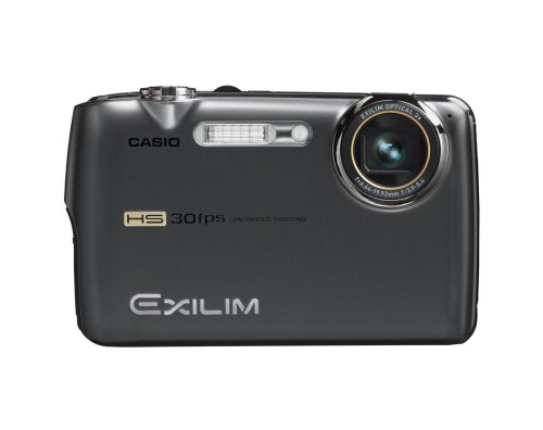 Black Friday 🔥 Casio Exilim EX-FS10 9MP Digital Camera with 3x Optical Image Stabilized Zoom and 2.5 inch LCD (Gray)
