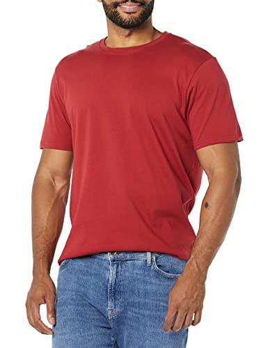 Image of Amazon Essentials Men's Slim-Fit Crewneck Short Sleeve Cotton T-Shirts