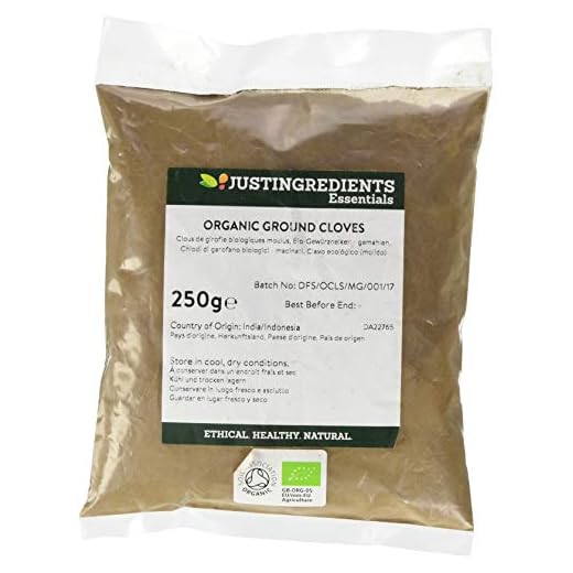 JustIngredients Essential Clavo Ecológico (Molido) - 250 gr