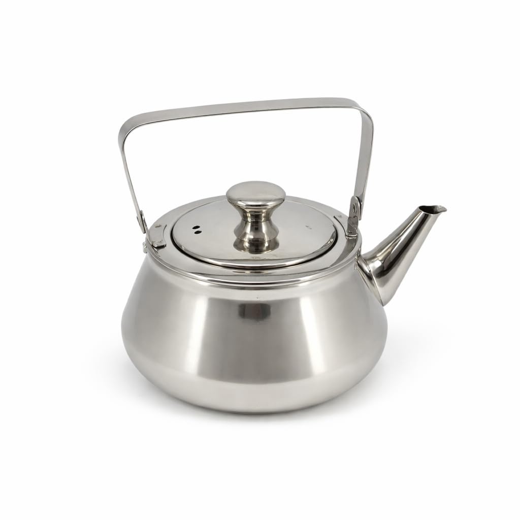 Jarra de leche de acero inoxidable de 1,7L con acabado premium resistente