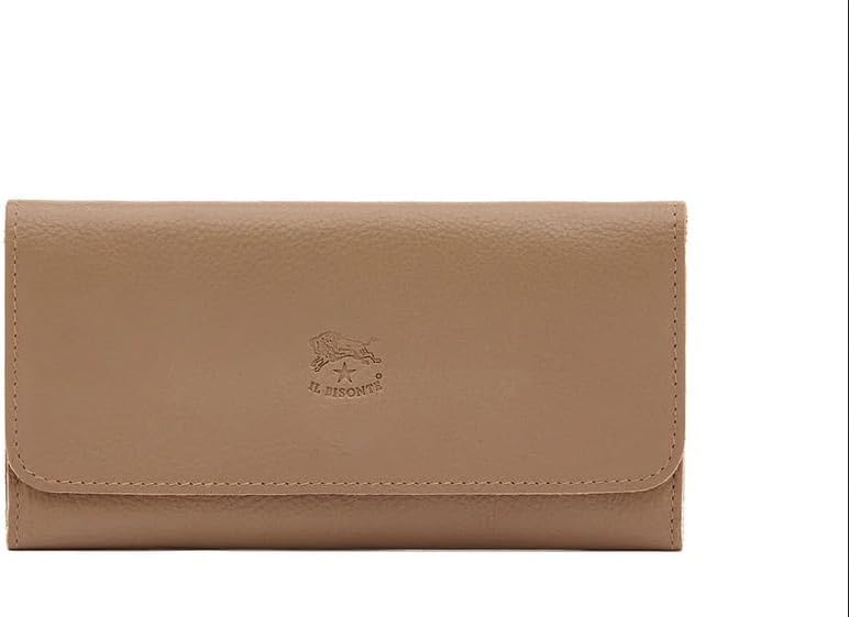 Natural Leather Continental Wallet for Women by Il Bisonte