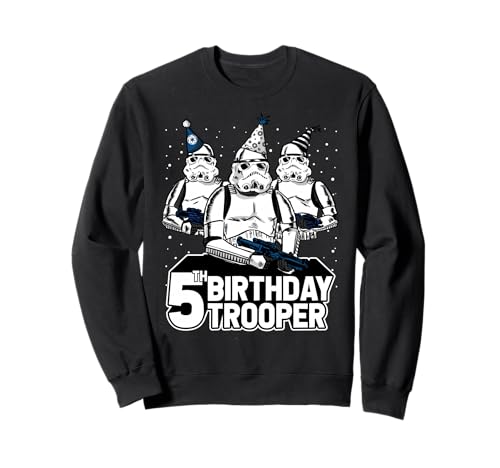 Sweat Stormtrooper 5 ans vêtement anniversaire enfant et déco Star Wars