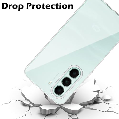 Image of COVERBLACK Flexible Rubber Case Back Cover Compatible for Itel A671N / Itel A95 / ZENO 5G - Transparent