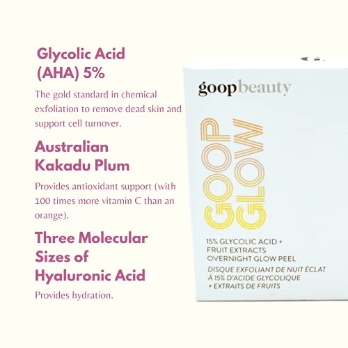 Goop Glow 15 Percent Glycolic Acid Fruit Overnight Glow Peel Light thumb #2