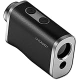 【UUUM GOLF監修】U-CADDY ゴルフレーザー距離計 【共同開発だからこそ実現した高性能・使いやすさ】小型 軽量 コンパクト ピンサーチ機能 手ぶれ防止 3点間測定 0.04秒測定 光学6.5倍望遠 距離測定器 計測器