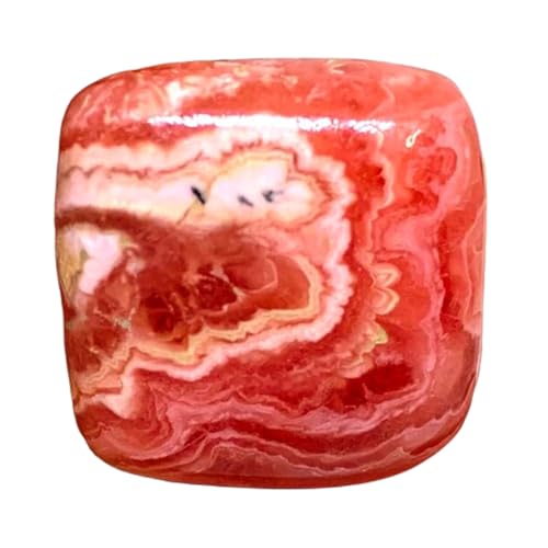 Rhodochrosite naturelle 22x21x7mm pierre pour fabrication de bijoux bague et pendentif DIY