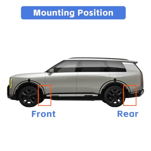 Image of Mud Flaps for 2027 Kia Telluride LX S EX SX Prestige Mud Guards Splash Guards Set of 4PCS, All Weather Protects Against Rocks and Debris,Compatible with Telluride MudGuards Exterior Accessories