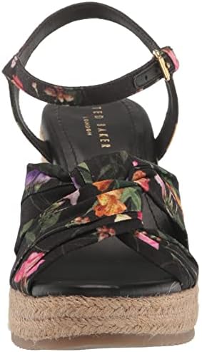 Ted Baker Women's Espadrille Wedge Sandal, Black, 8 | Image 1