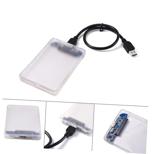 Caja externa transparente para disco duro USB Kisangel miniatura 7