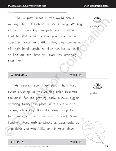 Daily Paragraph Editing, Grade 3 Teacher Edition - Image 6