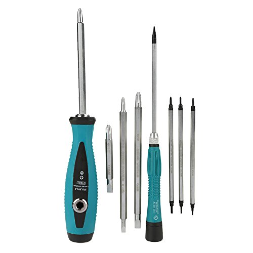 Juego de destornilladores de 10 unidades, multi función ranura magnética cruz estrella destornillador herramienta de mano electrodomésticos reparación