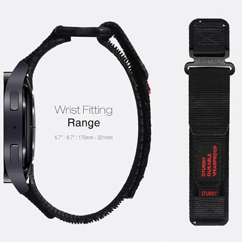 Lamshaw Compatible With Eigiis Ke3 Smartwatch Bands, 22Mm Rugged Nylon Sports Strap With Woven Loop Design For Ke2, Ke3, Ke5, Ke6, K22, K27, K52, K55, K56, K57, Dm50, Hm09, I32, S35, S66 Military Smart Watch thumb #7