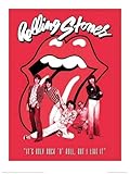 Rolling Stones 'It's only Rock n roll' Kunstdruck,40 x 50 