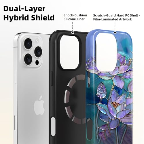 Lumen for iPhone 12 / iPhone 12 Pro Case, Compatible with Magsafe, Lotus by LumenCaseCo. - Used condition - Image 2