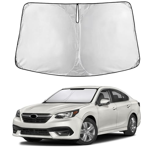 Image of EcoNour Windshield Sun Shade Compatible for Subaru Legacy 2020-2024 2025 2026 Front Window Sunshade Foldable Sun Visor UV & Heat Blocking Protection
