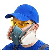 Zelbuck Dustproof Face Cover Set Professional Reusable Half Facepiece Cover