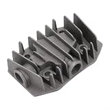 Silent Oil - Air Compressor Cylinder Head, Cast Aluminum Parts for High Pressure Gas, Pneumatic Tool For Spare Repair Kit Replacement Assembly with 13(2)