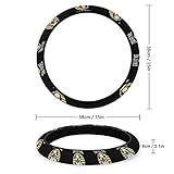 Attraktive Mode und Schutz: Entworfen mit persönlichem Muster und der hellen Farbe, macht Sie auffälliger und in guter Laune, versteckt vorhandene Abnutzung und lässt Ihr Lenkrad wie neu aussehen und schützt es vor weiterer Abnutzung.