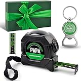 Vatertagsgeschenk für Papa - 3 Stück Vatertag Lustige Geschenke Maßband mit Spruch Flaschenöffner Geschenkbox, Bester Vater Personalisiert Gadget Geschenk, Männer Coole Werkzeug Geburtstagsgeschenk