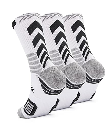 DILIBA Elite Basketball Socks Cushion Athletic Crew Socks for Men's Women's Youth Boy