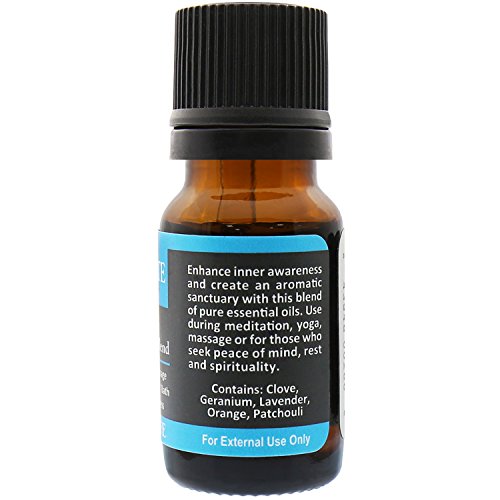Plantlife Meditate Aromatherapy Essential Oil Blend - Straight From The Plant 100% Pure Therapeutic Grade - No Additives Or Fillers - Made In California 10 Ml #TOP1