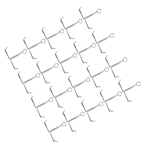 STOBAZA Water Tube Clamp Set 20pcs Flat Jaw Spring Clamps for Dryer Vent Drain Tubing Intimate Spring Handle