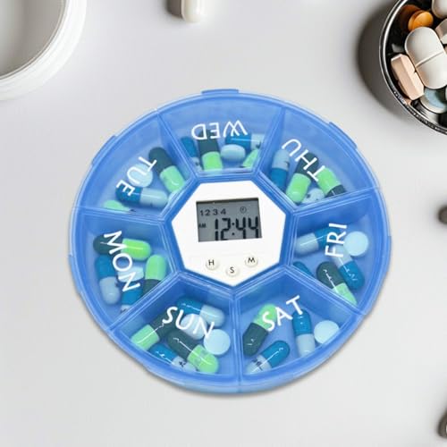 Récipient à médicaments pour le travail et les déplacements extérieurs