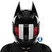 Bluetooth Casque Intégral de Moto Tout-Terrain Batman pour Hommes et Femmes,Certifié ECE Casque de Moto Intégral,Léger Moto de Course Casque de Moto D,L=57~59CM