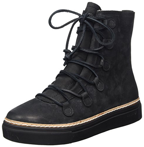 Blackstone OL26, Sneaker a collo Alto Donna, Nero