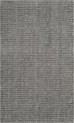 SAFAVIEH Natural Fiber Collection 2'6" x 10' Light Grey NF447G Handmade Chunky Textured Premium Jute 0.75-inch Thick Runner Rug