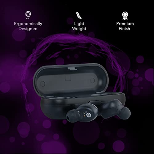 Image of Hitage Earbuds TWS-13 True Wireless Bluetooth Earbuds Headset Wireless Earphones Bluetooth Headphones with Mic HD Stereo Sound Lightweight & Ergonomic Earphones