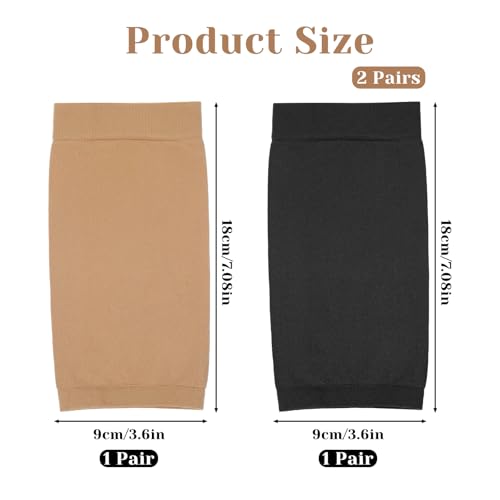 Ajcotahm 2 Paar Armlinge Tattoo Abdeckung,Tattoo Ärmel Abdeckung Oberarm,Unterarm Tattoos Abdeckärmel,Unterarm Tattoos Abdeckungen,Sonnenschutz Ärmel,für Tattoo-Abdeckung Training Alltag