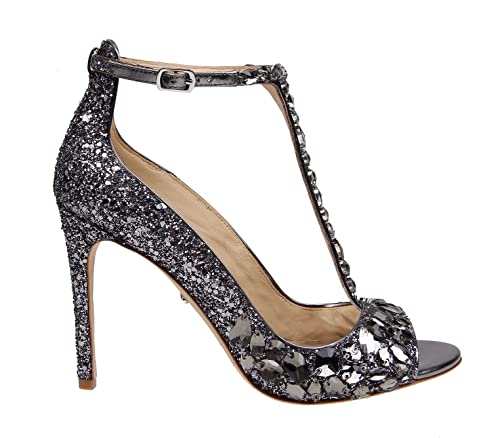 Jewel Badgley Mischka Conroy Metallic Glitter Evening Shoe