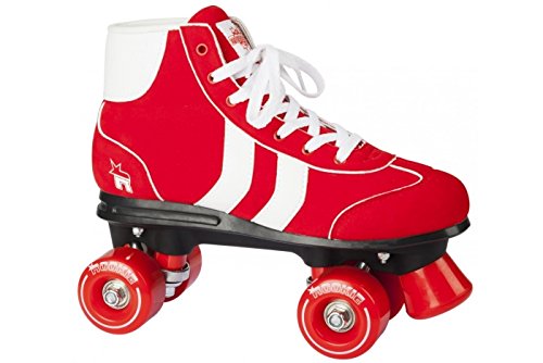 Rookie Retro V2 Quad Skates Red White 2uk Rookie Retro V2 Quad Skates Red White 2uk