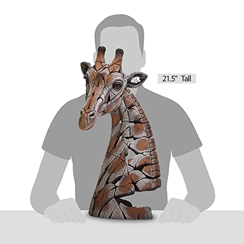 Enesco Edge Sculpture Giraffe Bust Statue Figurine 11.4 X 11.4 X 21.6 Inch 6008243 #TOP1