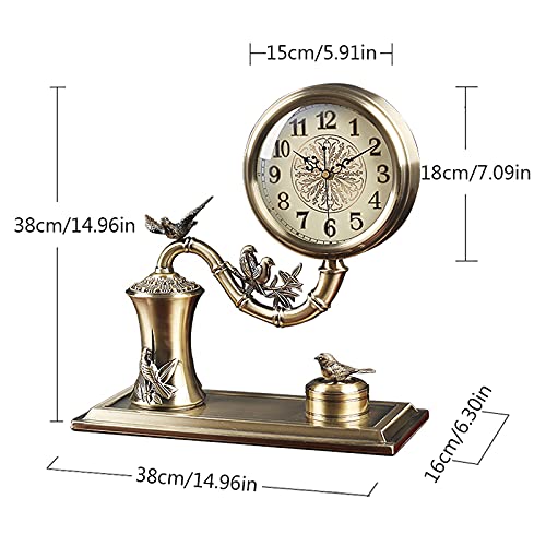 Table-Clock-Table-Clock-Modern-Light-Luxury-Metal-Seat-Clock-Living-Room-Home-American-Ornaments-Clock-Decoration-14-Inch-Shelf-Clock Table Clock Table Clock Modern Light Luxury Metal Seat Clock Living Room Home American Ornaments Clock Decoration 14 Inch Shelf Clock