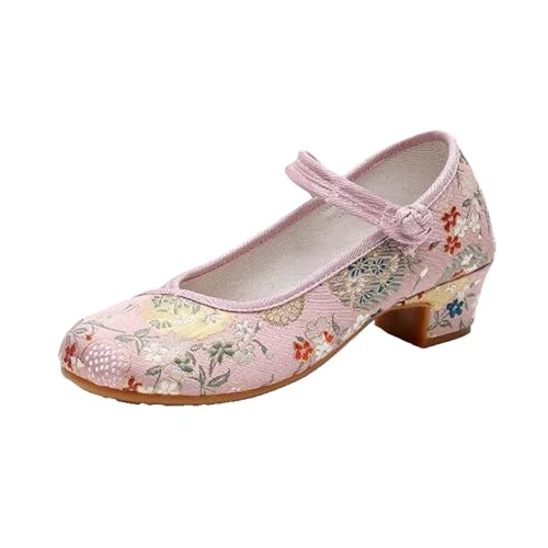 Chaussures de danse ethnique pour vos soirées d'été en escarpins à bout rond