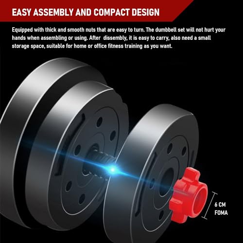 44lbs-Dumbbells-Set-Adjustable-Weights-3-in-1-Set-Barbell-Home-Gym-Sports-Equipment-for-Men-Women-Gym-Workout-Fitness-Exercise-Health-Body-Build-Adjustable-Weight-Set