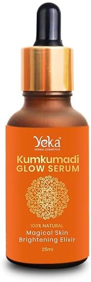 Kumkumadi Bridal Glow Serum | Ayurvedic Night Serum for Normal, Oily & Combination Skin | Fades Pigmentation & Evens Skin Tone | 100% Natural | 25ml | Non Sensitive Skin Variation