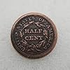 Ccyyy Moneta d'Argento Collezione di antiquariato estera degli Stati Uniti 1851 Argento Mezza Cento Dollaro d'Argento ottonato Monete d'Argento Copia Monete Commemorative #3