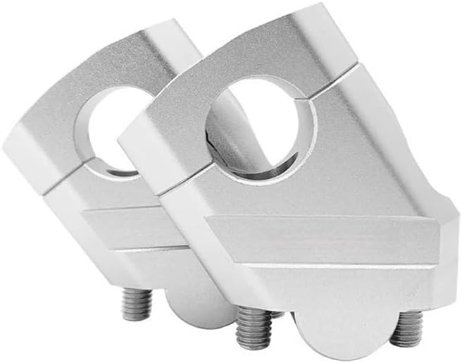 Motorbike Handlebar Risers 1 Pair Motorcycle Universal Handlebar Riser Bar Mount Handle Clamp 28mm 1/8" 22mm 7/8" For For