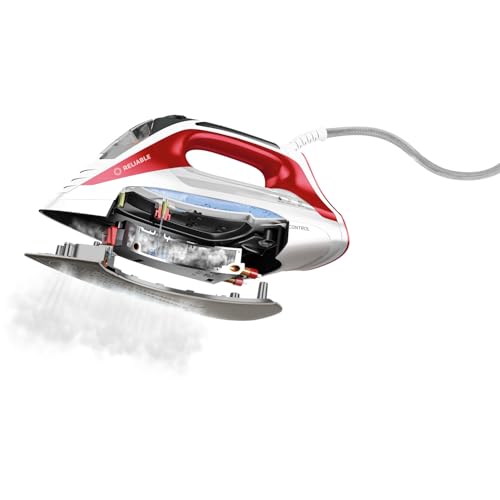 Reliable Velocity 270IR Steam Iron - Auto Control Compact Vapor Generator with Sensor Technology, Patented Technology for Continuous Steam, Zero Leaks, Perfect Temperature, 8 Programmable Setting