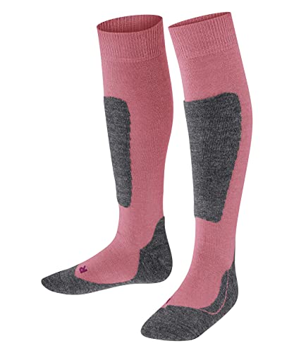 Calze termiche coprenti per sciatore junior occasionale; Ideali per sci, snowbaord, sci d'alpinismo e da fondo; Adatti anche a sport all'aperto come la caccia e la pesca e con stivali di gomma; Calza imbottita con elastico che non pizzica, con cucitura piatta sulle dita dei piedi; Calzettoni al ginocchio con media imbottitura; Calzini impermeabili per piedi asciutti in inverno; Calze da sci riscaldate per bambini per sport sulla neve.