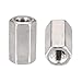 DTGN M8x24mm(DXL) - Hex Standoff Spacer Nuts -2Pack- Good for Electronic Machine - 304 Stainless Steel Coupling Screws