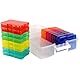 SYUTBOU Foto Aufbewahrungsbox 16 Fächer, Fotobox für 15 x 10 cm Fotos, Bunt Foto Organizer Box Fotohalter zur Aufbewahrung