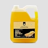 Shree Aanantam Cold Pressed Rice Bran Oil - 5 Liter | Bottle | Kolhu/Kacchi Ghani/Chekku | 100% Pure & Natural | Chemical-Free | Wood Pressed Rice Bran Oil for Cooking (5l (Pack of 1))