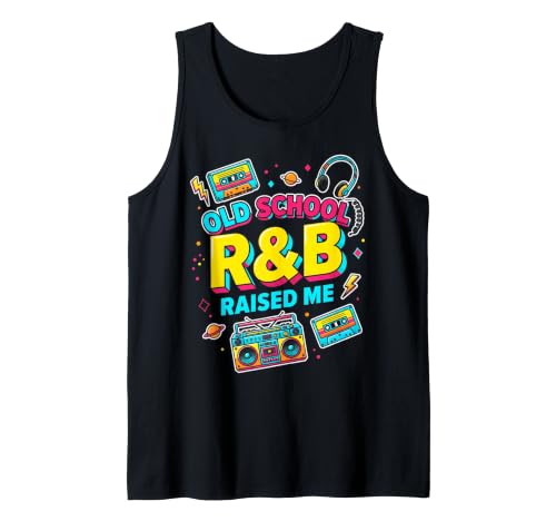 Image of Old R&B Raised Me Hip Hop Rap Musician Concert R&b Tank Top