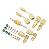 Walfront R410A Adapter Kit, Brass Material, Proof Design, Compatible with Mini Split Air Conditioner, Vacuum Pump Connectors for R410A Refrigerant Systems #3